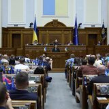Le Parlement ukrainien a voté mardi pour subordonner les activités des deux instances chargées de la lutte anticorruption dans le pays au procureur général. Ce dernier est lui-même subordonné au président. (Photo: archives) KEYSTONE/AP/Vadym Sarakhan